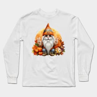 Fall Gnome #8 Long Sleeve T-Shirt